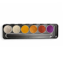 Kryolan Aquacolor Interferenz Paleta 6 Colores Relleno Especial