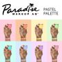 Paleta de 8 colores pastel Mehron Paradise AQ