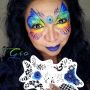 Frisbee FacepaintingPlantilla D3
