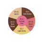 Ben Nye Contour Wheels Brown CBW-5