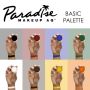 Paleta básica de 8 colores Mehron Paradise Makeup AQ