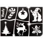 Plantillas Glittertattoo Navidad A5