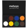 Paleta básica de 8 colores Mehron Paradise Makeup AQ
