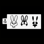 Zootopia Bunny Stencil