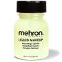 Mehron Pintura facial líquida que brilla en la oscuridad