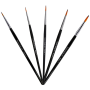 Fusion Body Art | Pincel Profesional para Pintura Facial - SET DE 5 Redondos