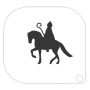 Grimas Plantilla Sint en Paard