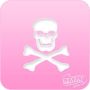 Silly Farm Stencil Calavera