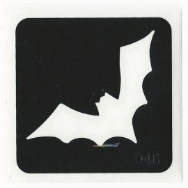Glittertattoo Stencil Bat (pack de 5)