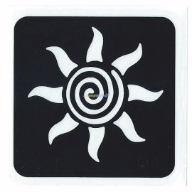 Plantilla Glittertattoo Sun Swirl (pack de 5)