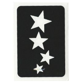 Plantilla Glittertattoo Estrellas en cascada (pack de 5)