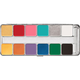 Pintura Acuarela Paleta 12 Colores