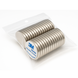 Magnets with self-adhesive sticker