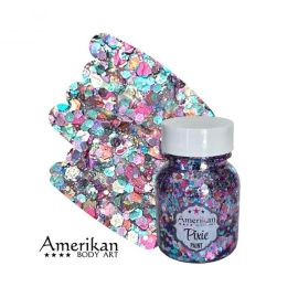 Amerikan Body Art Glitter Cupcake Day 28gr chunky glitter mix for face, body and hair