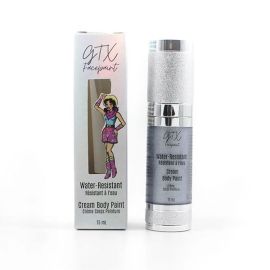 GTX Water Resistant Facepaint- Steel Guitar Silver