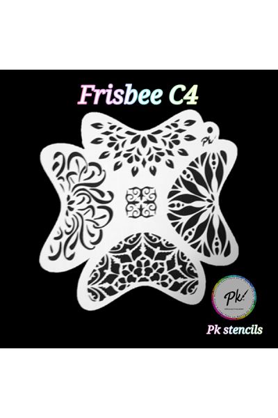 Frisbee Facepaintingplantilla C4