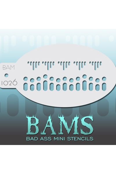 Bad Ass Bams FacePaint Plantilla 1026