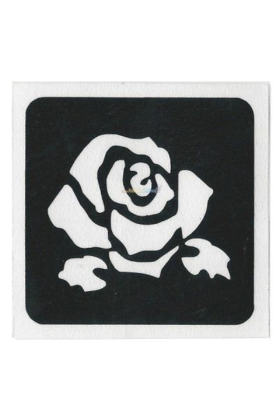 Plantilla Glittertattoo Capullo de Rosa (pack de 5)