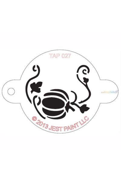 Tap Facepaint Stencil Calabaza con Enredadera