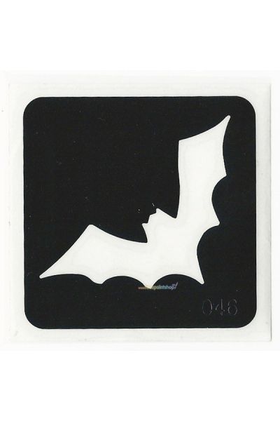 Glittertattoo Stencil Bat (pack de 5)
