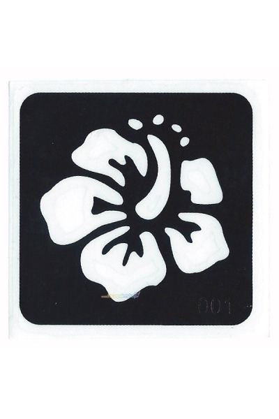 Plantilla Glittertattoo Hibiscus (pack de 5)
