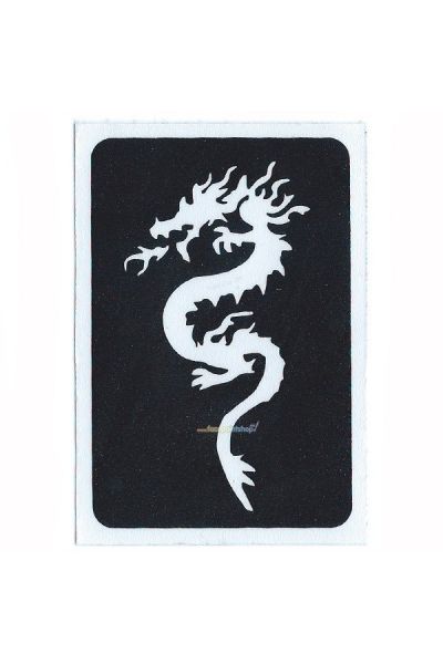 Plantilla Glittertattoo Zen Dragon (pack de 5)