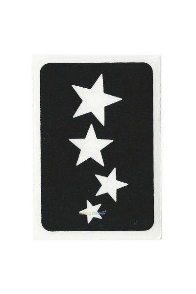 Plantilla Glittertattoo Estrellas en cascada (pack de 5)