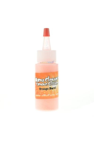 La famosa purpurina naranja de Mama Clown