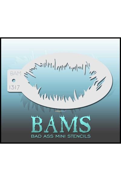Bad Ass Bams FacePaint Plantilla 1317