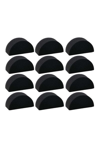 Esponjas Pre Cortadas Negro 12Pcs