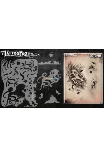 Wiser Airbrush Tattoo Pulpo