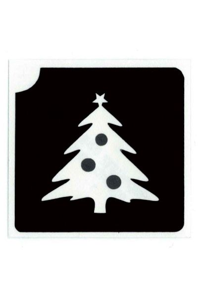 Plantilla Glittertattoo Christmastree