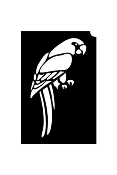 Plantillas Glittertattoo Loro (pack de 5)
