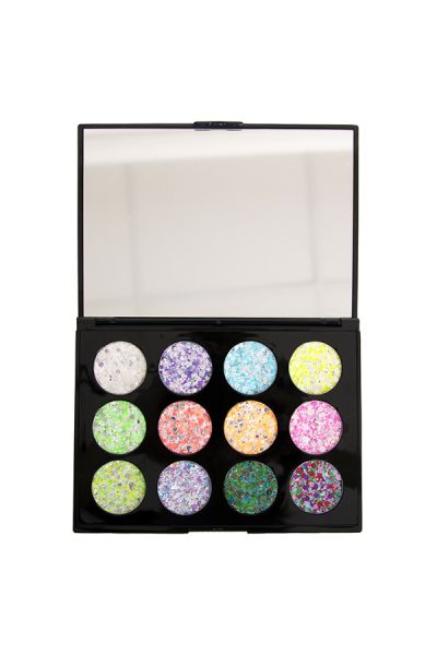 PXP Palette Le Printemps Paleta en crema con purpurina gruesa prensada