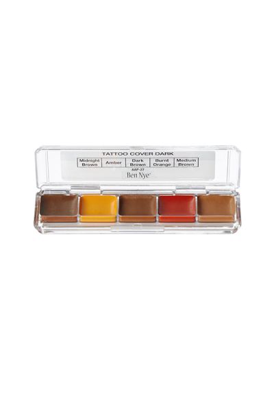Ben Nye Tattoo Cover Dark Alcohol Palette
