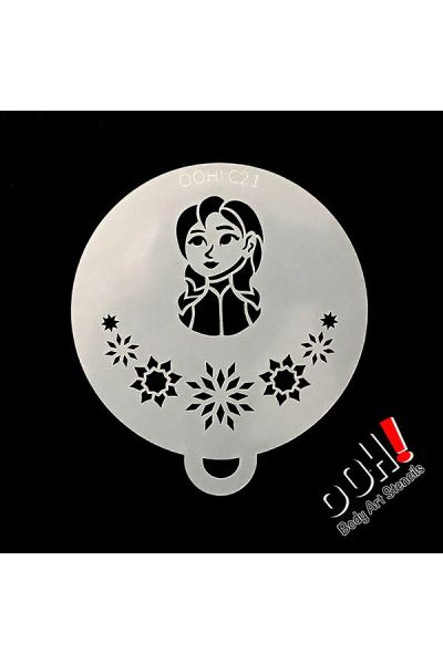 oOh Body Art Plantilla Princesa de Invierno C21