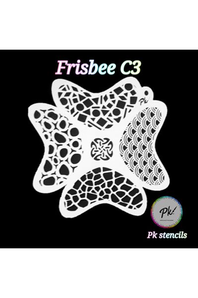 Frisbee Facepaintingplantilla C3