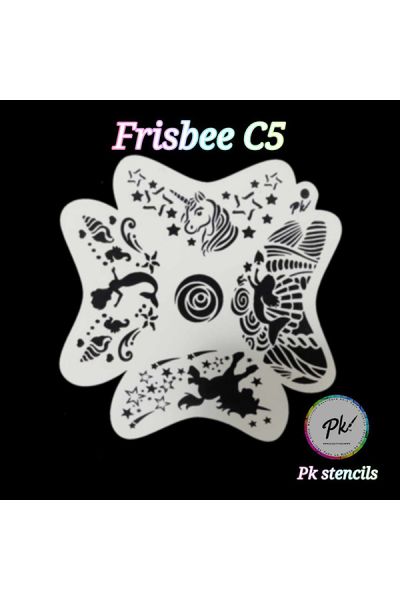 Frisbee FacepaintingPlantilla Unicornio