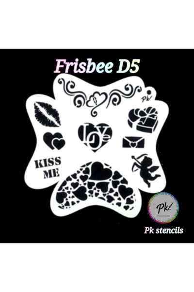 Frisbee FacepaintingPlantilla D5