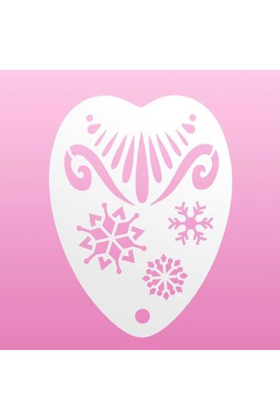 Plantilla Corazón - Let It Snow
