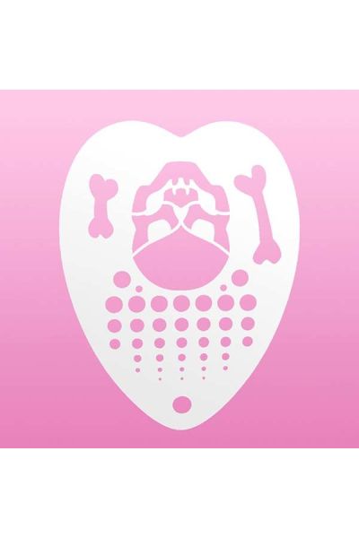Plantilla Corazón - Skull 'N Bones
