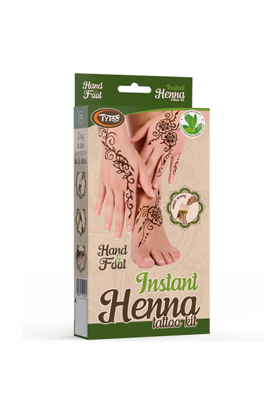 Kit de tatuaje de henna para manos y pies