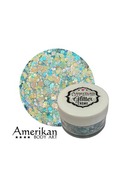 Amerikan Body Art Glitter Creme 15gr- Pisces