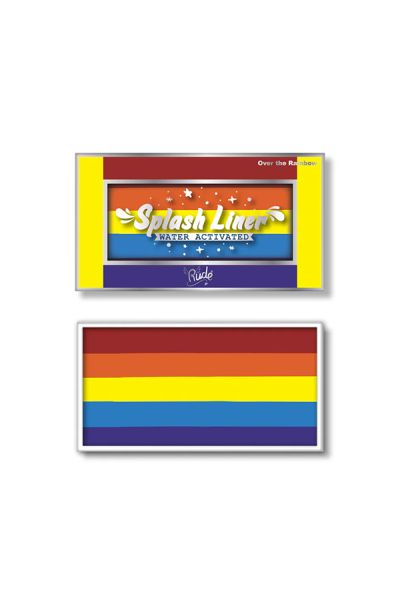 Rude Splash Liner Water Activated Splitcake- Over The Rainbow