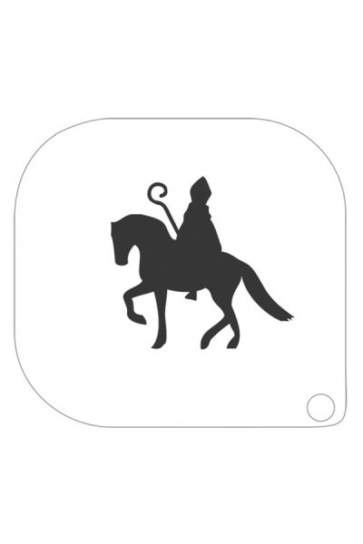 Grimas Plantilla Sint en Paard