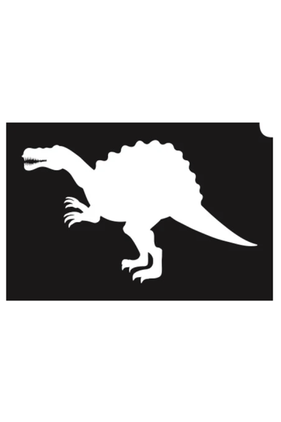 Glittertattoo Stencil Spinosaurus (pack de 5)