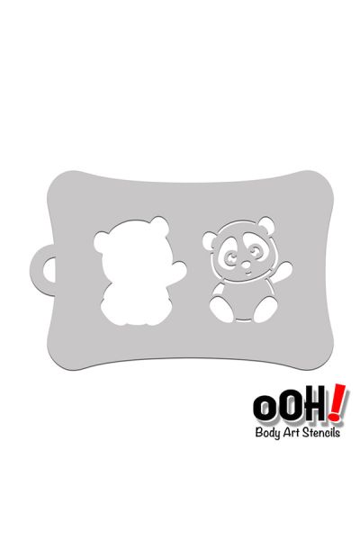 oOh Body Art Plantilla Panda