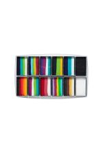 Paleta Global Rainbow Explosion - 15g 12pk BodyArt One Stroke Set