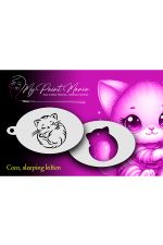Plantilla Facepainting Coco Gatito Durmiente