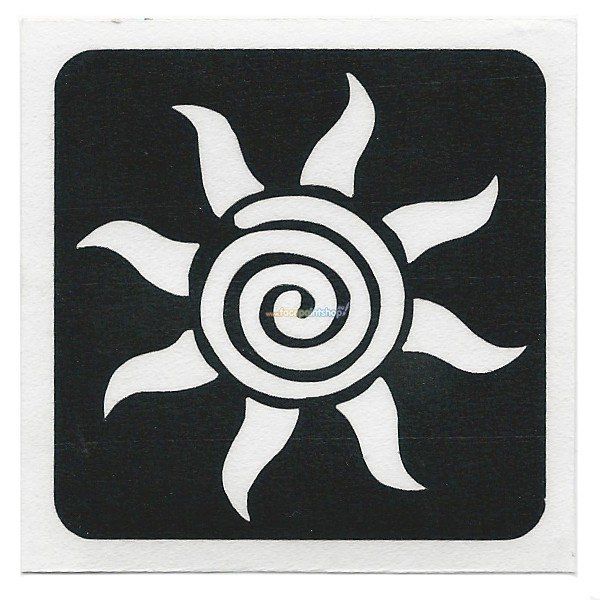 Plantilla Glittertattoo Star Swirl (pack de 5) (21600)